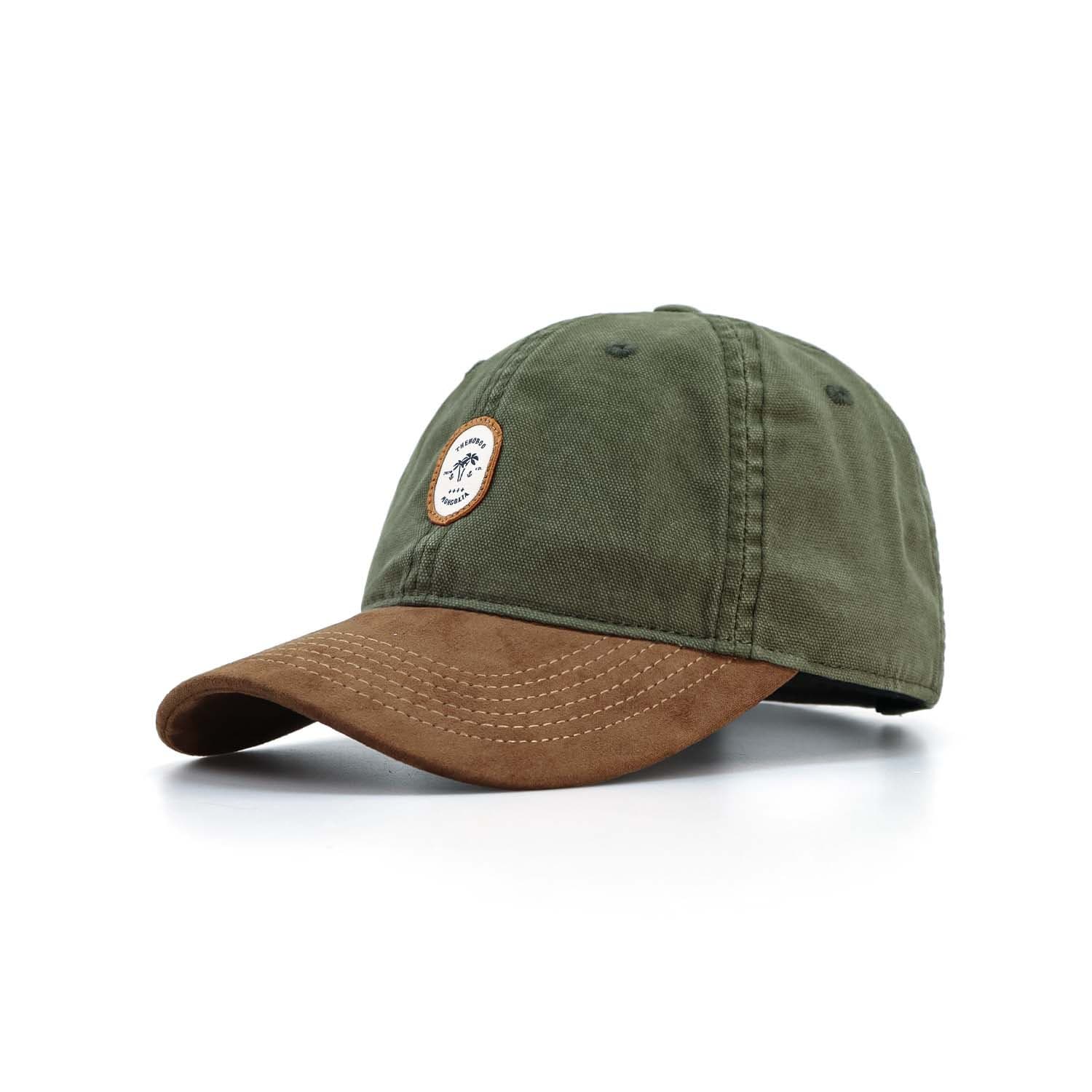 キャップ メンズ ツートーン ワッペン付き ベースボールキャップ