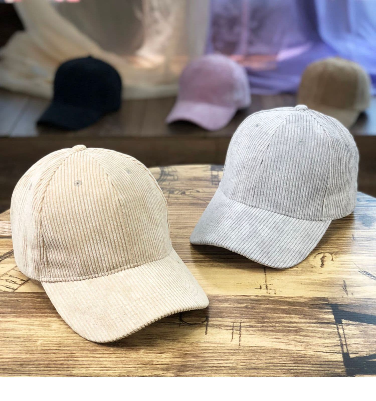 キャップ メンズ おしゃれ コーデュロイ シンプル ベースボールキャップ