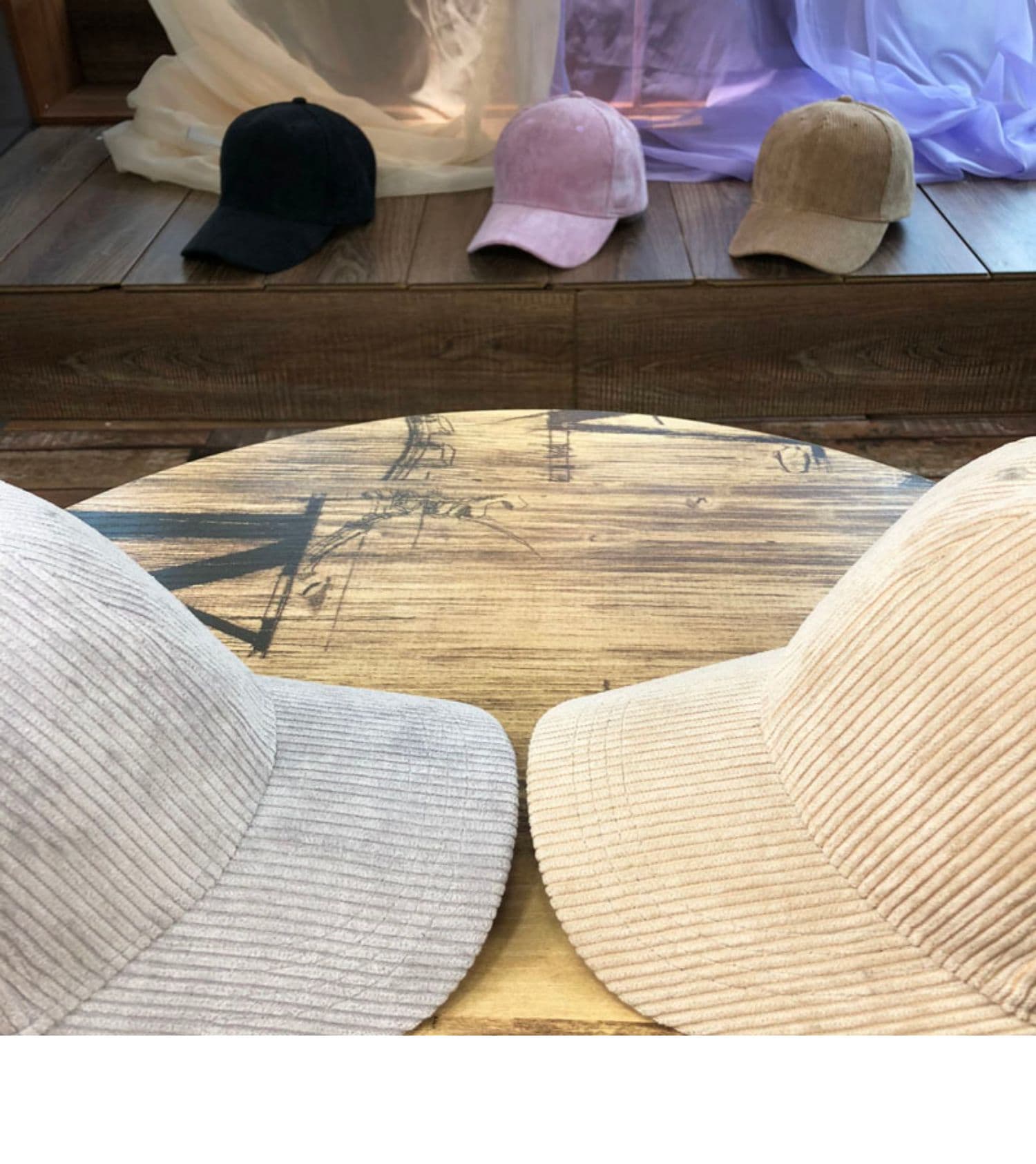 キャップ メンズ おしゃれ コーデュロイ シンプル ベースボールキャップ